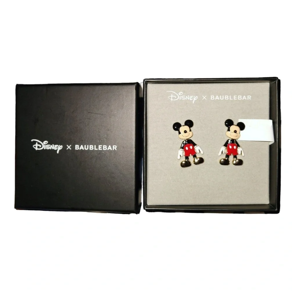 Disney x Baublebar Mickey Mouse Dangle Earrings - Picture 2 of 2